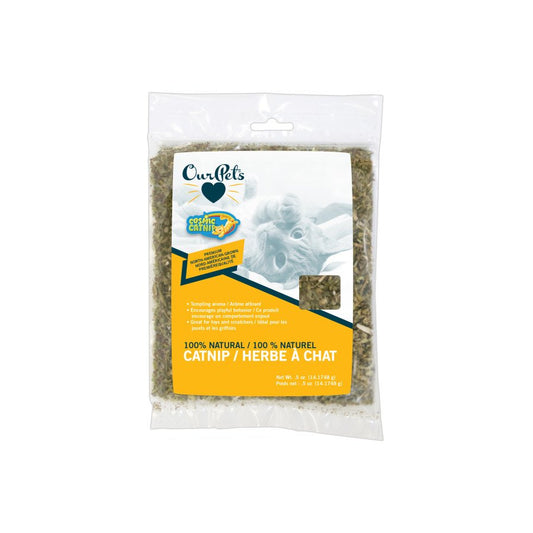OurPets Cosmic Catnip 100% Natural Catnip, 0.5oz Bag, OurPets