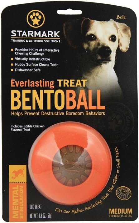 StarMark Everlasting Bento Ball Dog Toy Medium, StarMark
