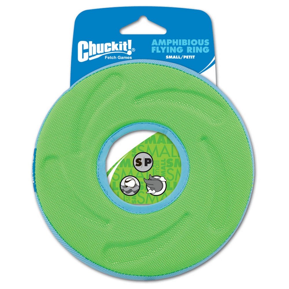 Chuckit! ZipFlilght Flying Ring Dog Toy Assorted, Small, Chuckit