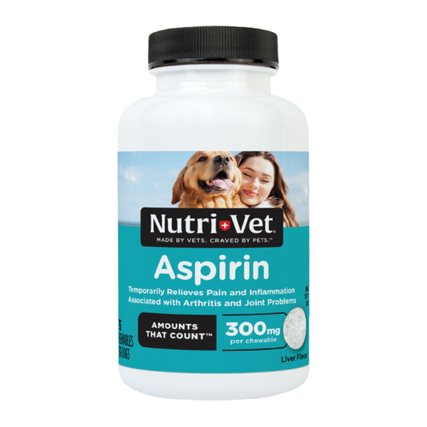 Nutri-Vet K9 Aspirin Liver Chewables Medium/Large Dog 75ct, Nutri-Vet