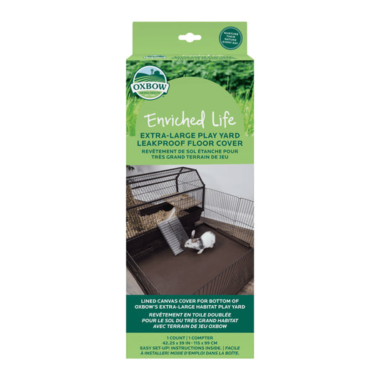 Oxbow Animal Health Enriched Life Leakproof Play Yard Floor Cover, XL, Oxbow