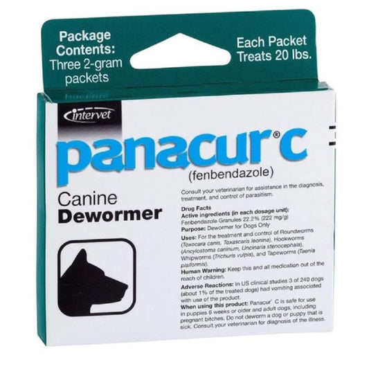 Panacur C Dog Gran 3' S & For 20lb Dog, Panacur C