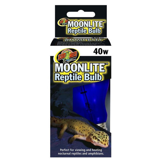 Zoo Med Moonlite Reptile Bulb Deep Blue, 40 W, Zoo Med