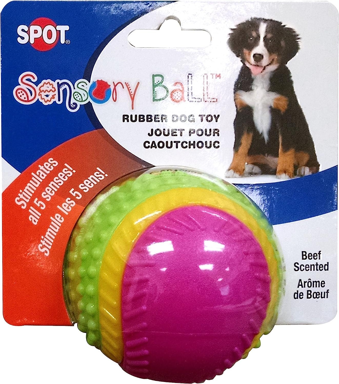 Spot Sensory Ball 2.5 in. SM, Assorted, Ethical Pets