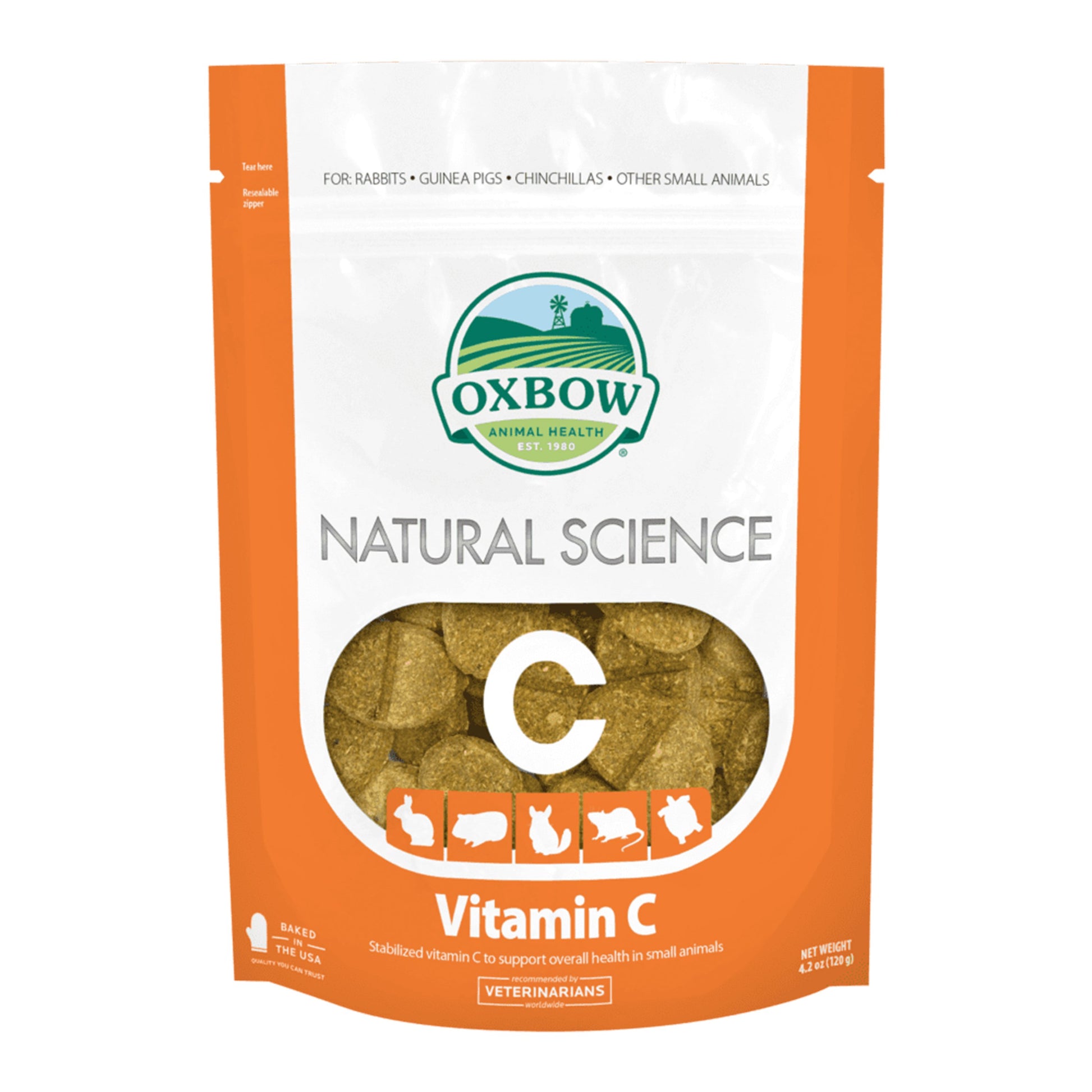 Oxbow Animal Health Natural Science Small Animal Vitamin C Support Supplement, 4.2 oz, Oxbow
