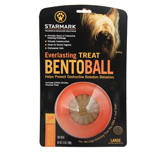 StarMark Everlasting Bento Ball Dog Toy Large, StarMark