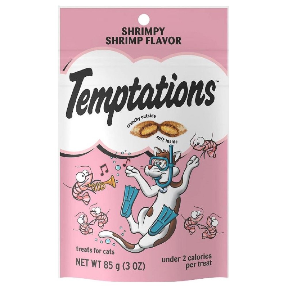 Temptations Classics Cat Treats Shrimpy Shrimp 3 oz, Temptations