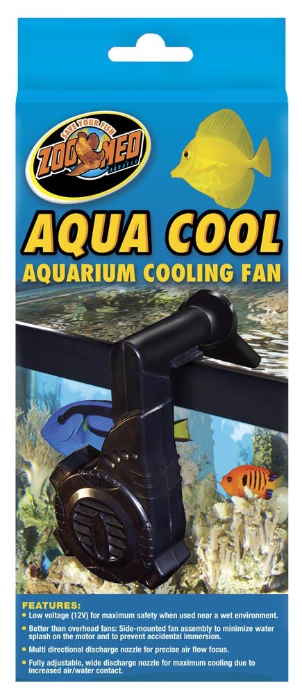 Zoo Med Aqua Cool Aquarium Cooling Fan, Black, Zoo Med