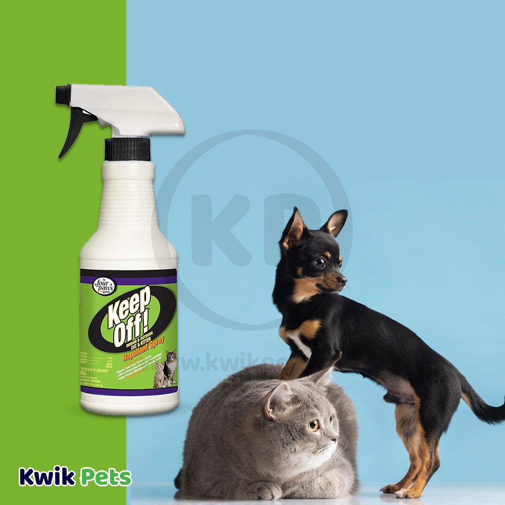 Four Paws Keep Off! Dog and Cat Repellent Spray 16oz, Four Paws