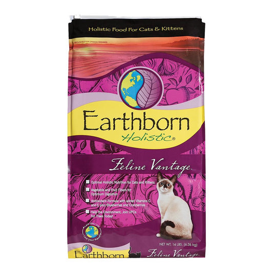 Earthborn Holistic Feline Vantage Dry Cat Food, 5 lb, Earthborn