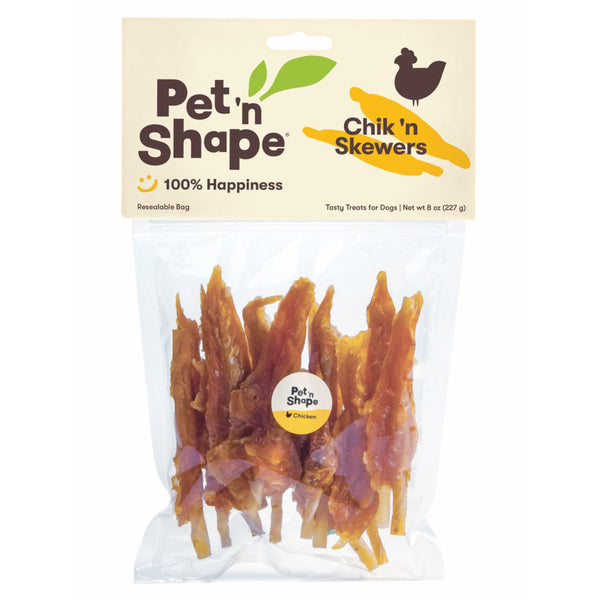 Pet 'n Shape Chik 'n Skewers Jerky Dog Treats 8-oz