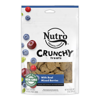Nutro Crunchy Mixed Berry Dog Treat 10oz, Nutro