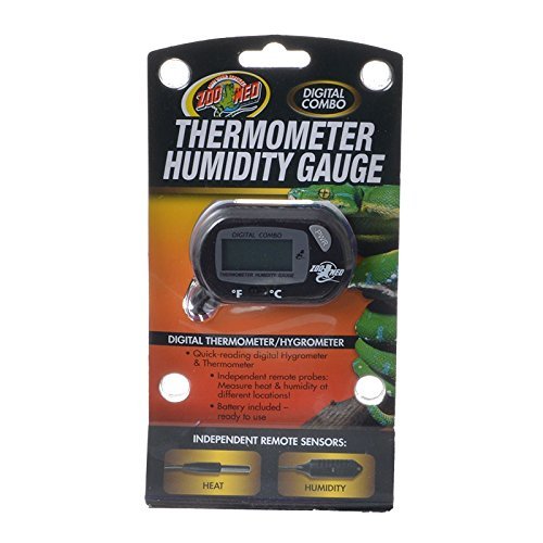 Zoo Med Digital Thermometer Humidity Gauge, Zoo Med