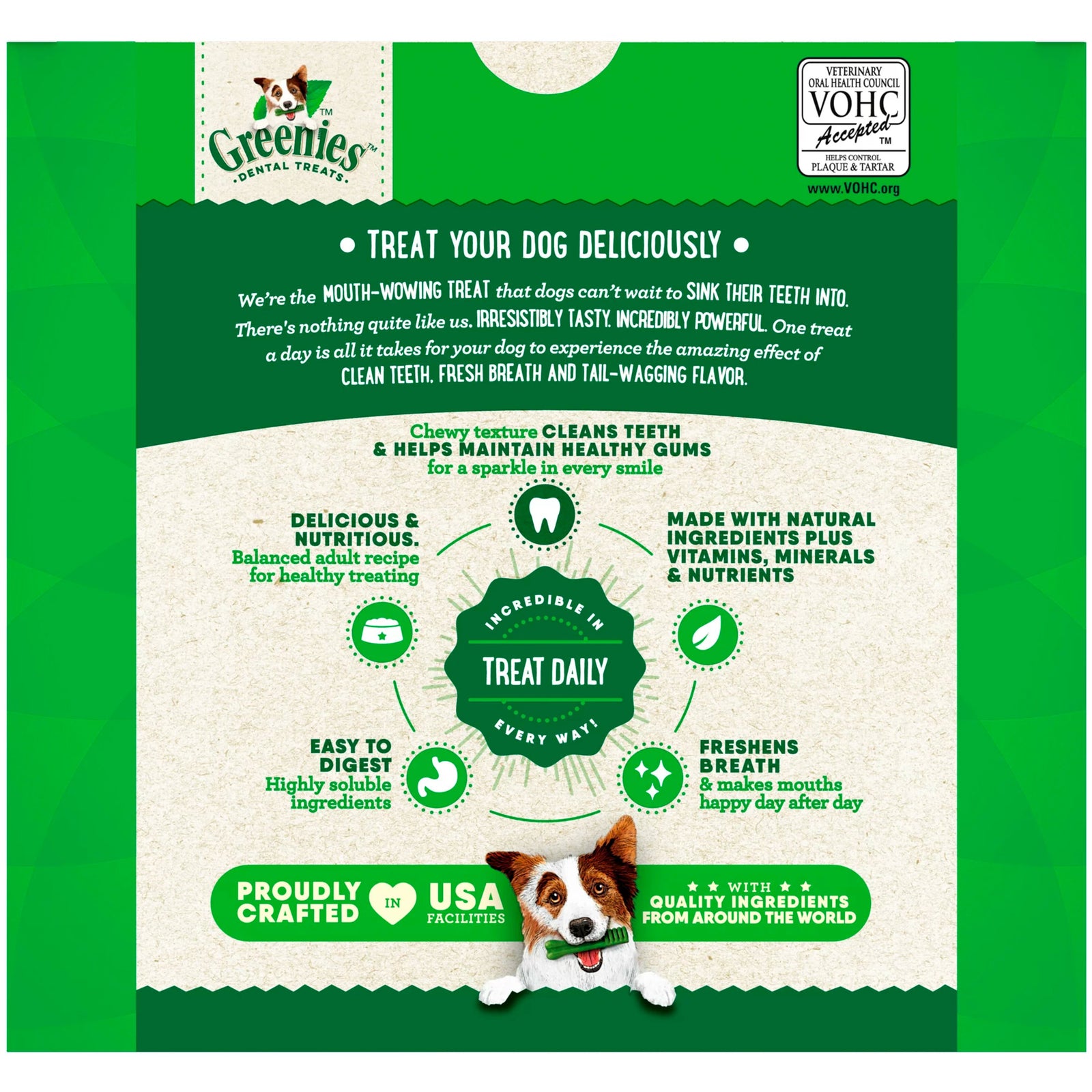 Greenies Original Dog Dental Treat 36 oz, 130 ct, Teenie, Greenies