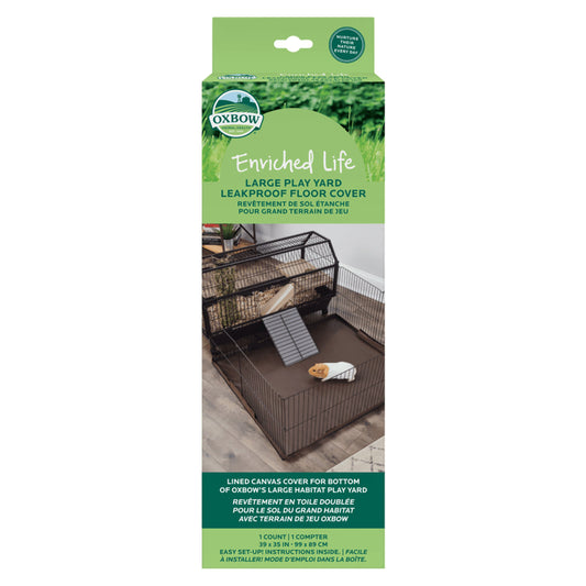 Oxbow Animal Health Enriched Life Leakproof Play Yard Floor Cover, LG, Oxbow