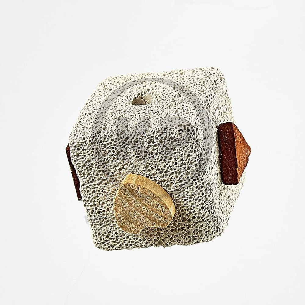 Kaytee Natural Lava Block with Wood Chews, Kaytee