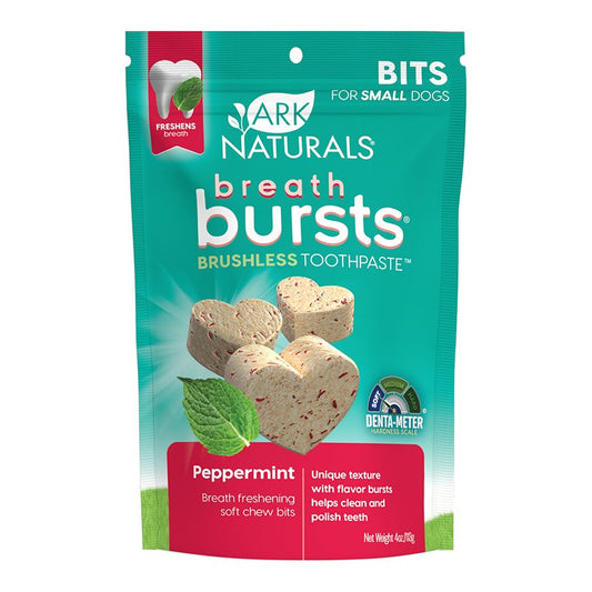Ark Naturals Dog Breath Bursts Peppermint Bits 4-oz, Ark Naturals