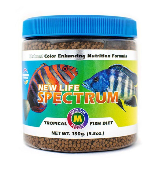 New Life Spectrum Tropical Sinking Pellets Fish Food, Medium, 5.3-oz