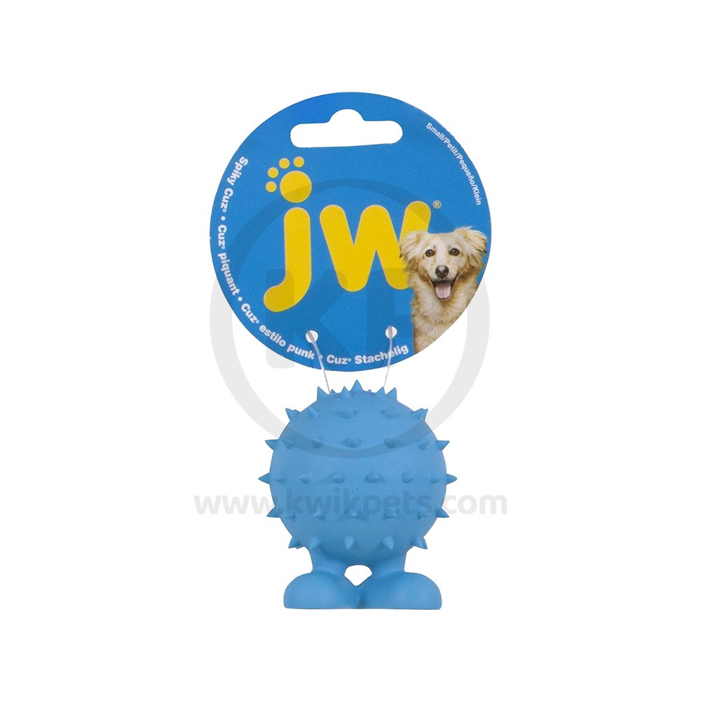 JW Spiky Cuz Dog Toy Small Assorted, JW Pet