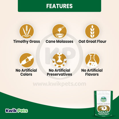 Oxbow Animal Health Natural Science Small Animal Digestive Support Supplement, 4.2 oz, Oxbow