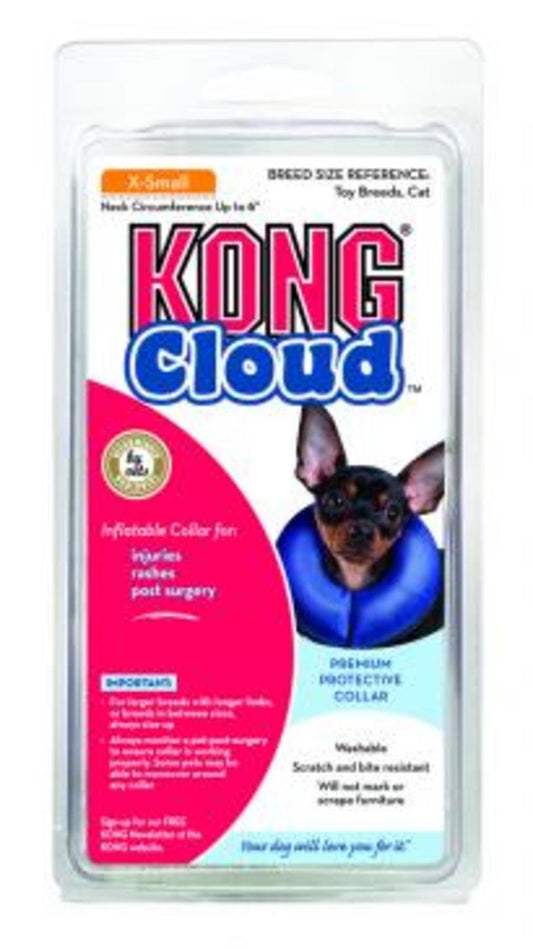KONG Inflatable E-Collar Blue, XXS, KONG