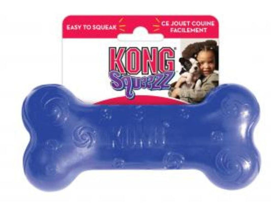 KONG Squeezz Bone Dog Toy Assorted, MD, KONG