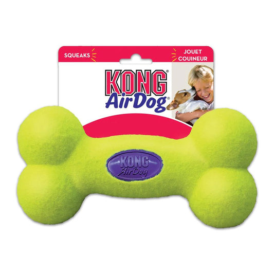 KONG Air Dog Squeaker Bone Dog Toy, MD, KONG