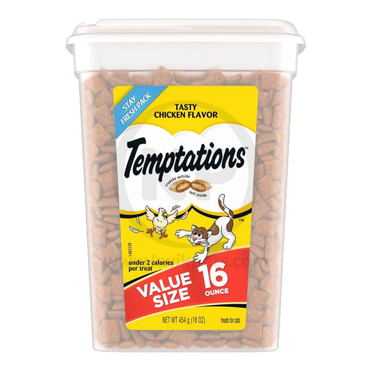 Temptations Classics Cat Treats Tasty Chicken, 16-oz, Temptations