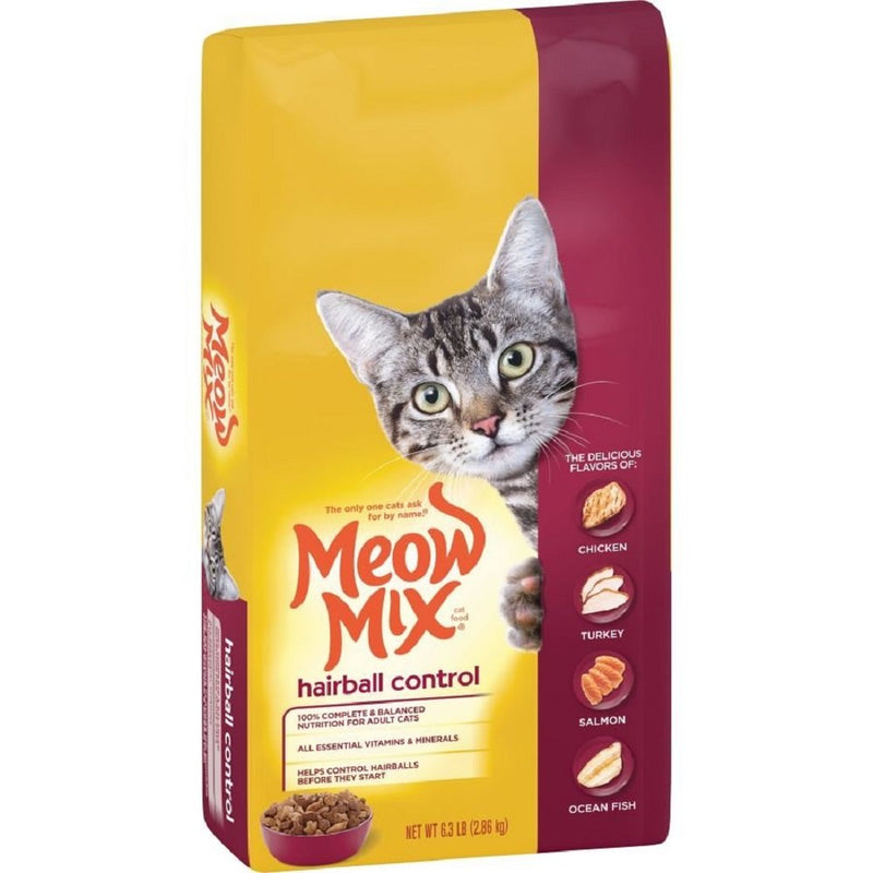 Meow-Mix Hairball Cat Food 6.3 lb - Kwik Pets
