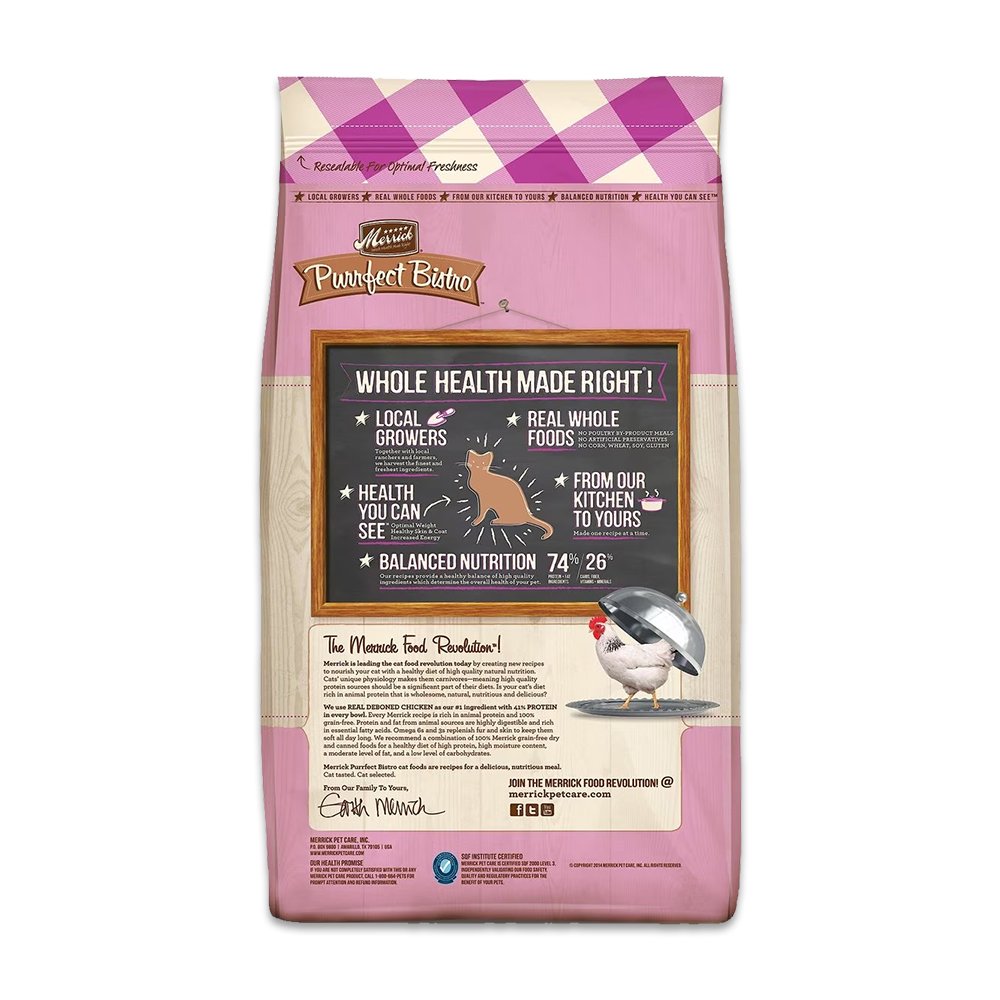 Merrick Cat Purrfect Bistro Grain Free Healthy Kitten 4Lb - Kwik Pets