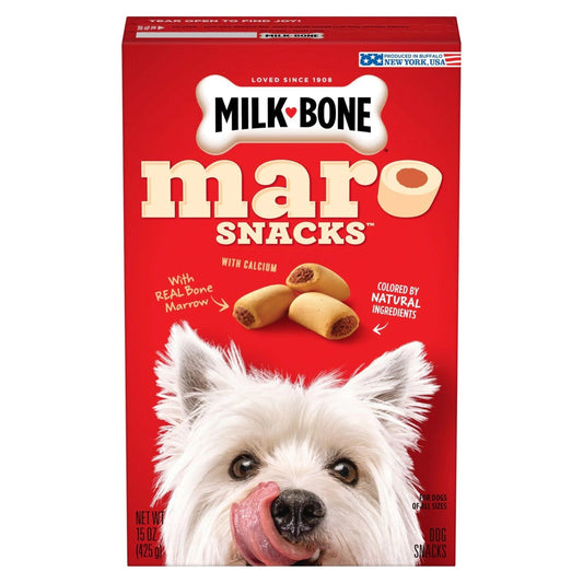 Milk-Bone MaroSnacks Dog Treat, 15 oz - Kwik Pets