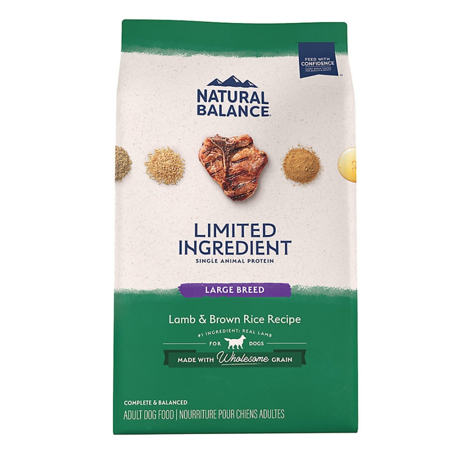 Natural Balance Pet Foods L.I.D. Adult Dry Dog Food Lamb & Brown Rice 26 lb - Kwik Pets