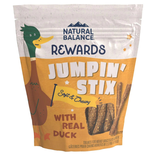 Natural Balance Pet Foods L.I.D Grain Free Jumpin' Stix Dog Treats Standard, Duck, 5 oz - Kwik Pets