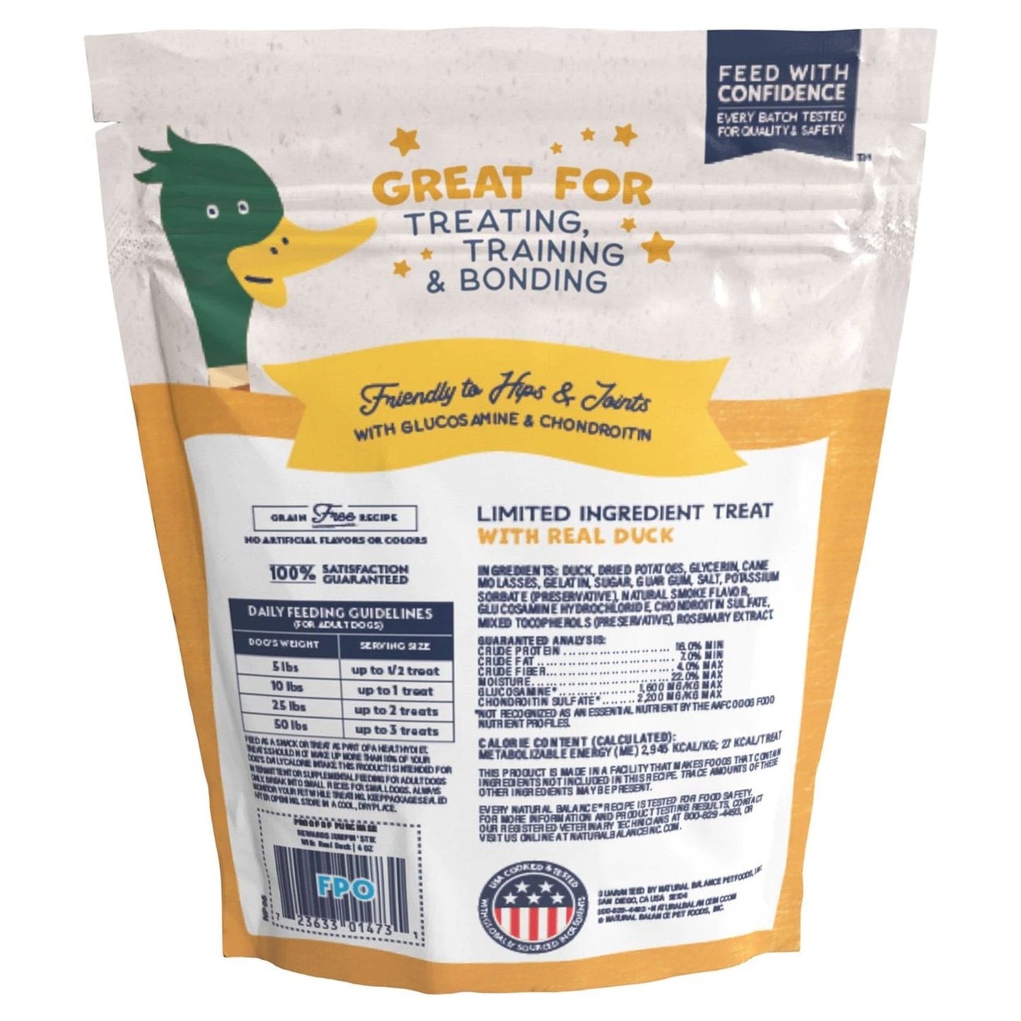 Natural Balance Pet Foods L.I.D Grain Free Jumpin' Stix Dog Treats Standard, Duck, 5 oz - Kwik Pets