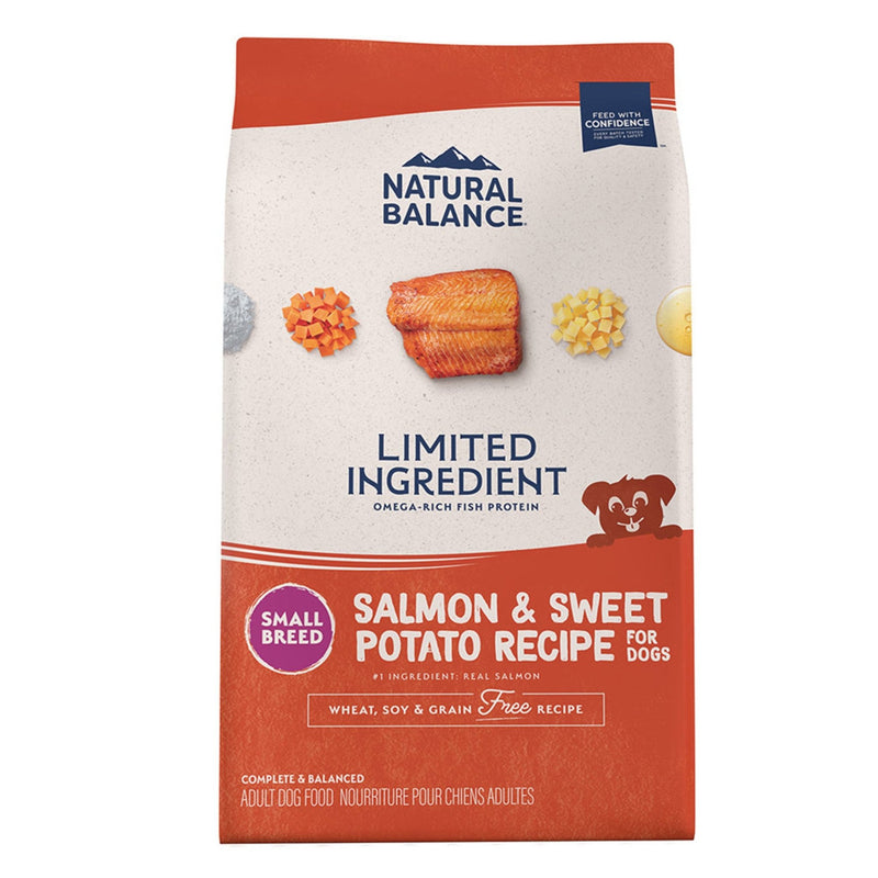 Natural Balance Pet Foods L.I.D. Small Breed Bites Dry Dog Food Salmon & Sweet Potato 4 lb - Kwik Pets