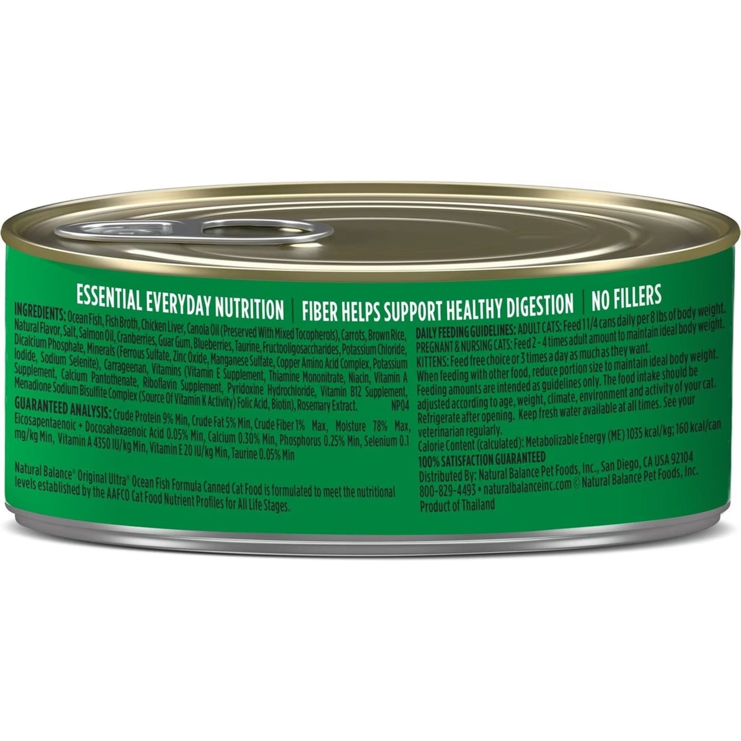 Natural Balance Pet Foods Ocean Fish Formula Canned Cat Wet Food 3 oz - Kwik Pets