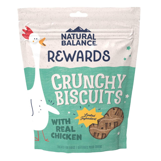 Natural Balance Pet Foods Rewards Crunchy Biscuits Dog Treats Chicken, 28 oz - Kwik Pets