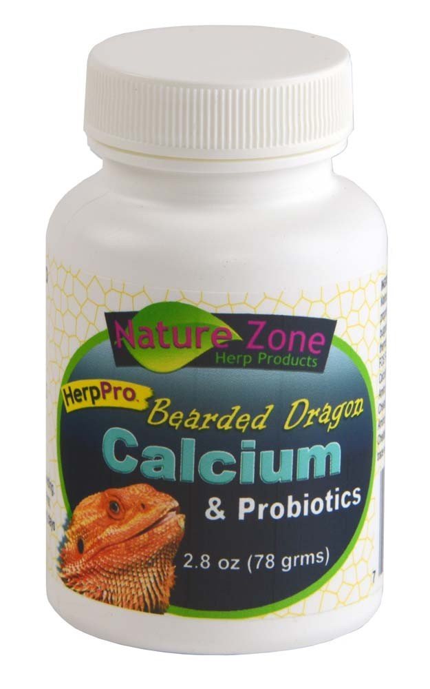 Nature Zone Bearded Dragon Calcium & Probiotics 2.8oz - Kwik Pets