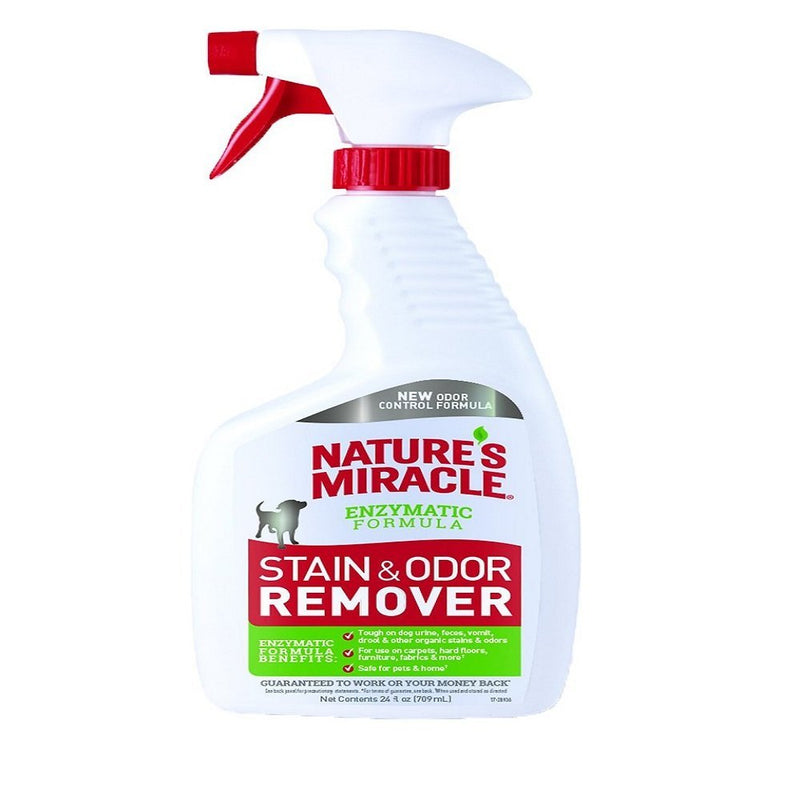 Nature's Miracle Stain & Odor Remover Spray 24oz - Kwik Pets