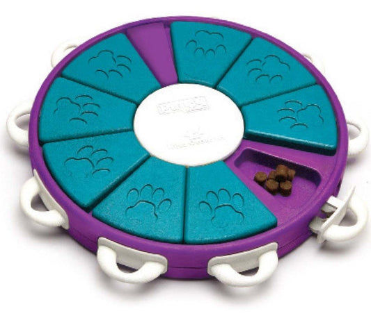 Nina Ottosson Twister Interactive Dog Toy Purple, LG, 13.25 in - Kwik Pets