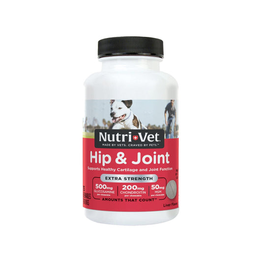Nutri-Vet Hip & Joint Plus Liver Chewables 75 ct - Kwik Pets