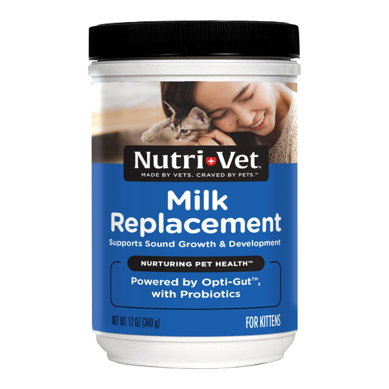 Nutri-Vet Milk Replacement for Kittens with Probiotics 12oz - Kwik Pets