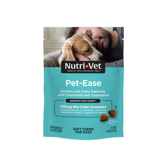 Nutri-Vet Pet-Ease soft Chews for Dogs, 6oz - Kwik Pets