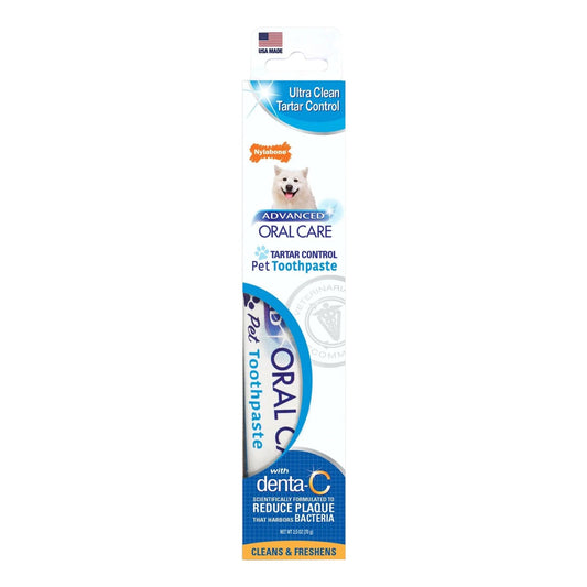 Nylabone Advanced Oral Care Tartar Control Dog Toothpaste Original, 2.5 Oz. (1 ct) - Kwik Pets