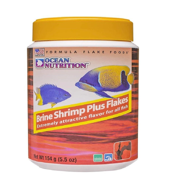 Ocean Nutrition Brine Shrimp Plus Flake 5.5oz - Kwik Pets