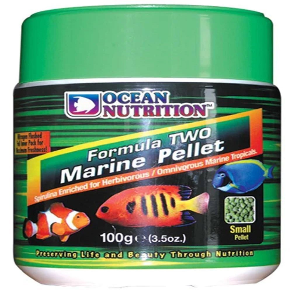 Ocean Nutrition Formula Two Marine Pellets Small 100g - Kwik Pets