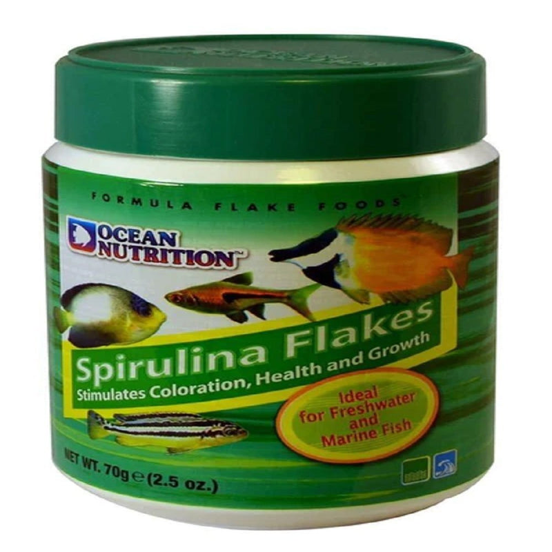 Ocean Nutrition Spirulina Flake 2.5oz - Kwik Pets