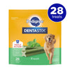 Pedigree DENTASTIX Dog Dental Treat Fresh Resealable Pouch, 28ct - Kwik Pets