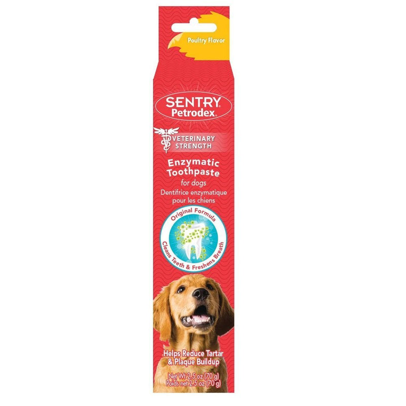 Petrodex Enzymatic Toothpaste Dog Poultry Flavor 2.5oz - Kwik Pets