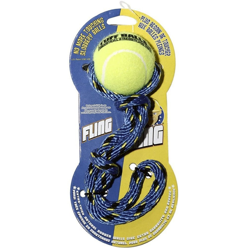 PetSport Fling Thing, Tennis Ball with Rope - Kwik Pets